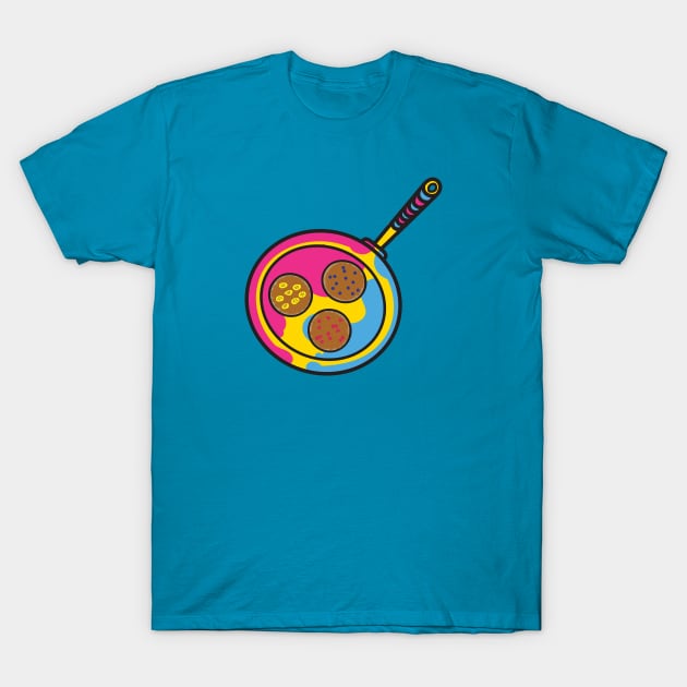 Pansexual Pancakes T-Shirt by BiOurPride